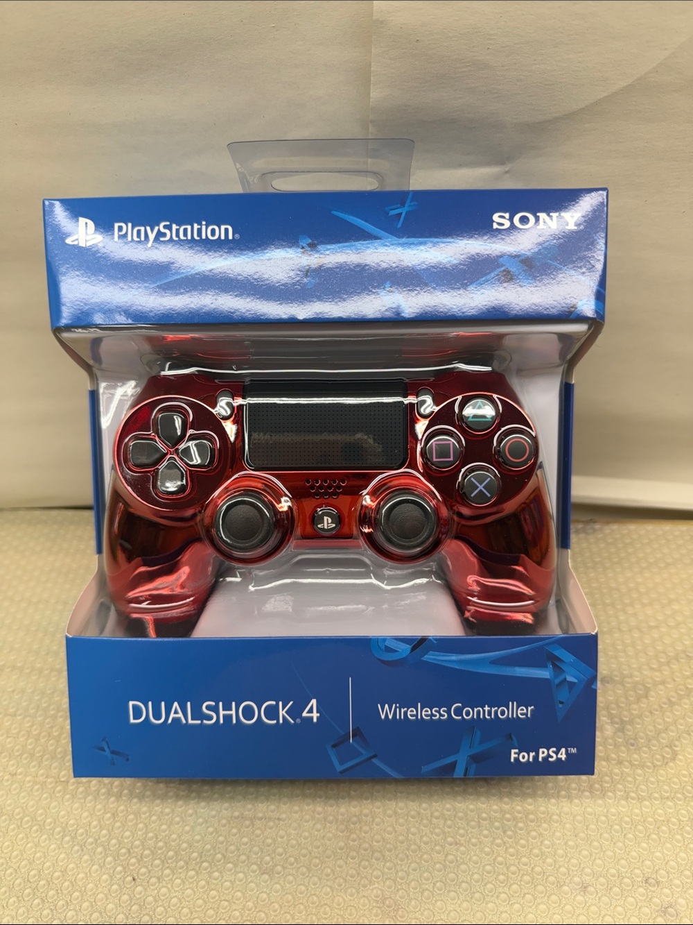 Sony DualShock 4 Wireless Controller - Metallic Red